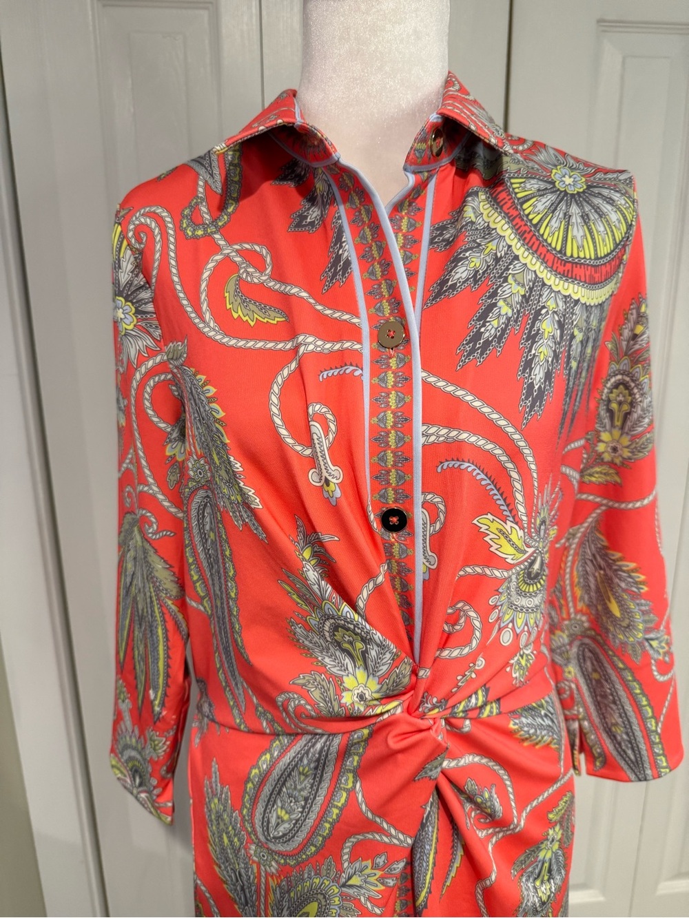 Gretchen Scott, Twist & Shout Dress – Grand Bazaar Paisley, Size Large EUC - Picture 10 of 15